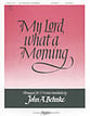 My Lord What a Morning Handbell sheet music cover